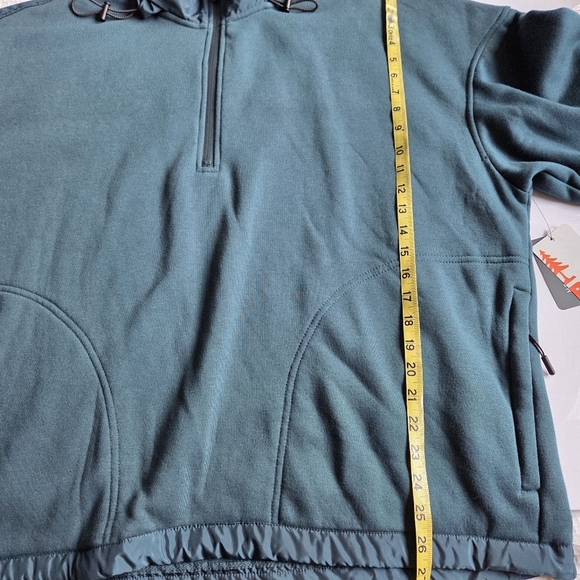 Bass Outdoor Convertible Hoodie Pullover Half-Zip Sweater - Picture 11 of 11